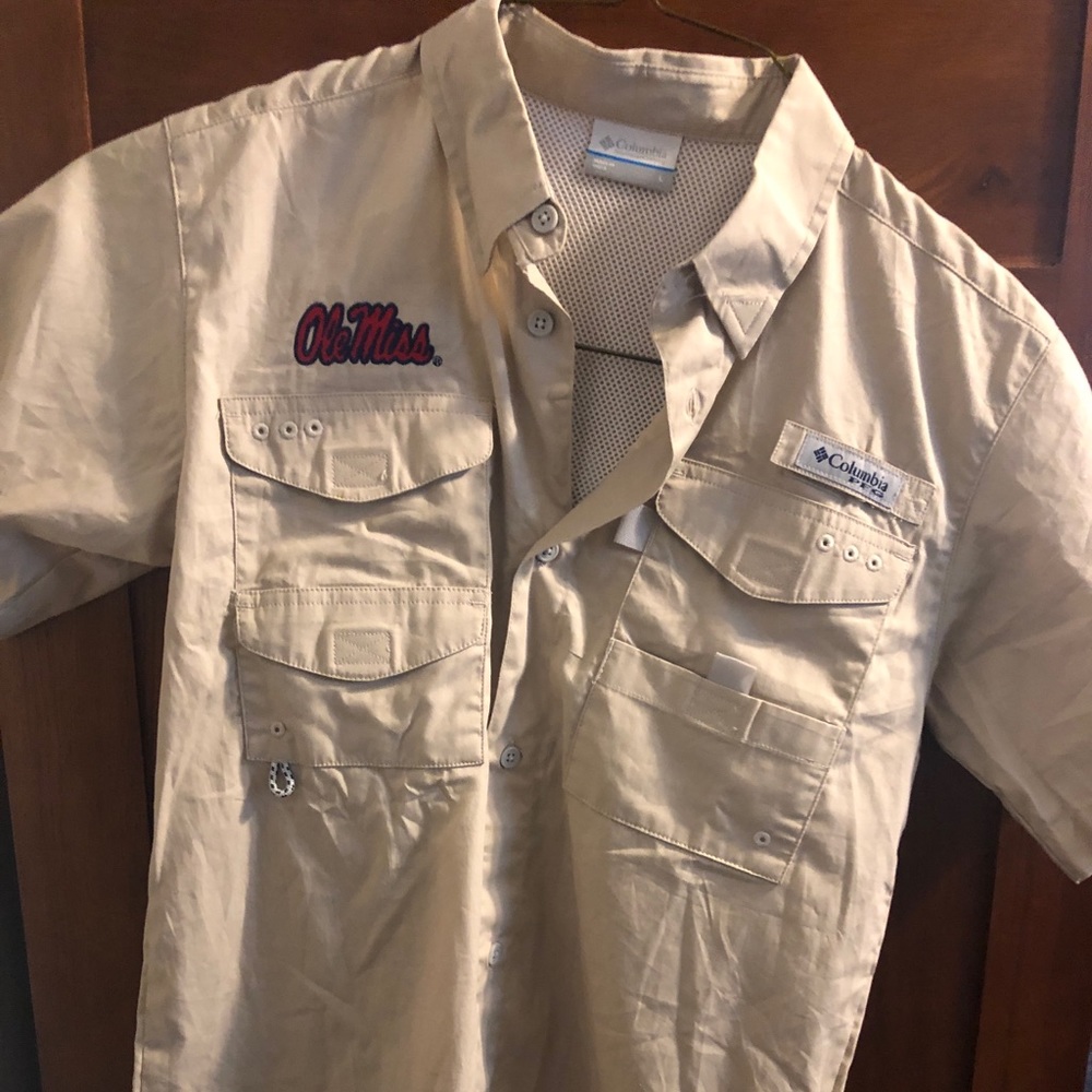 Columbia Boys Ole Miss Button Down